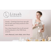 Lizush Reviving set with Grapefruit shea butter and Body scrub CREAMS & OILS Light Gray