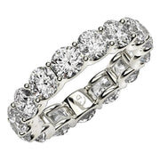 Bids.com Round Cut Lab Grown Diamond Eternity Ring in 14k White Gold (5 cttw FG/VS2) Rings White Smoke 4 / White Gold,4.5 / White Gold,5 / White Gold,5.5 / White Gold,6 / White Gold,6.5 / White Gold,7 / White Gold,7.5 / White Gold,8 / White Gold,8.5 / White Gold,9 / White Gold
