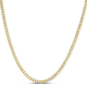 Bids.com Ice Barrel Chain in 14k Yellow Gold (3.23 mm) Necklaces White Smoke 18 / Yellow Gold,20 / Yellow Gold,22 / Yellow Gold,24 / Yellow Gold