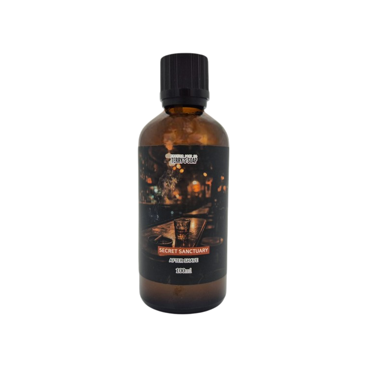Hwayeon Soap Co. Terry's Soap Secret Sanctuary Shaving Soap Collection Shaving Set Dark Slate Gray Aftershave Alocohol-Free 3.4 oz
