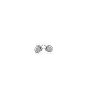 Bids.com 14k White Gold Round Stud Earrings (4.0 mm) Earrings White Smoke White Gold