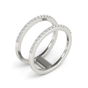 Bids.com 14k White Gold Dual Band Design Ring with Diamonds (1/3 cttw) Rings White Smoke 3 / White Gold,3.5 / White Gold,4 / White Gold,4.5 / White Gold,5 / White Gold,5.5 / White Gold,6 / White Gold,6.5 / White Gold,7 / White Gold,7.5 / White Gold,8 / White Gold,8.5 / White Gold,9 / White Gold