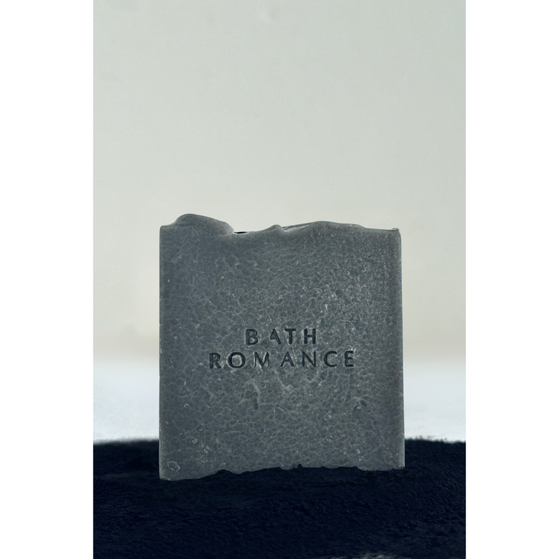 Bath Romance activated charcoal soap bar Soap Bar Light Gray 100 grams,150 grams