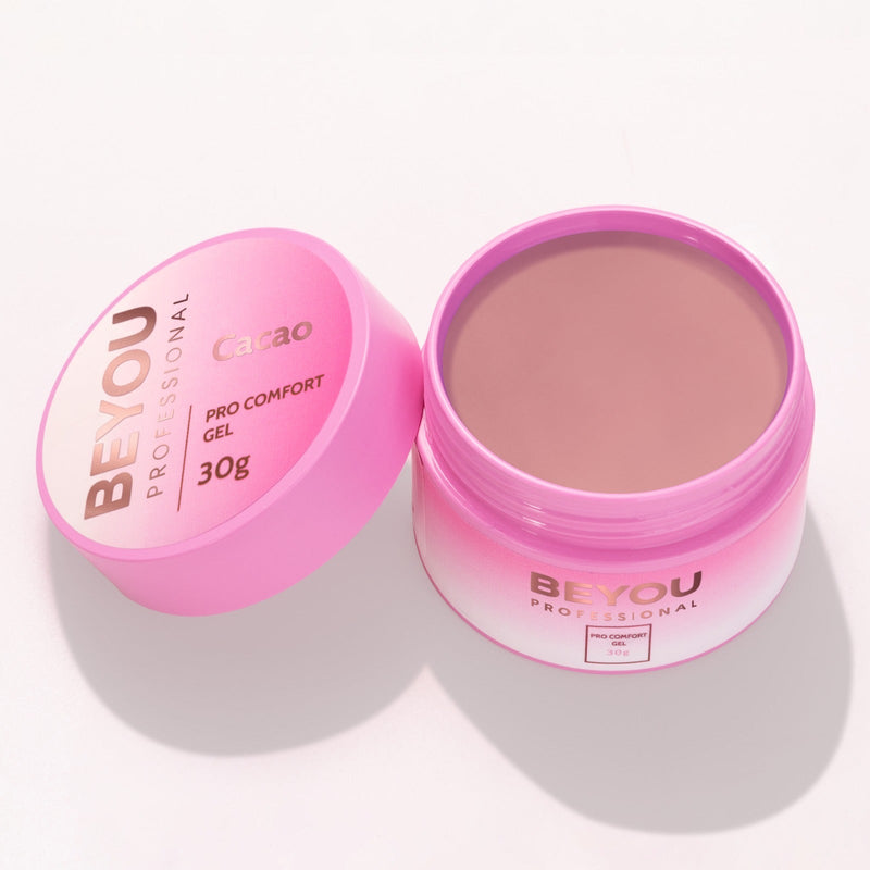 nbmsupply BEYOU Professional Pro Comfort Gel 30ml Misty Rose Clear,Caramel Mist,Coconut,EstetiKa,Love Code,Lover,Milky Sky,Old Money,Soft Roze,Berry Mousse,Better than Chocolate,Blush,Bubble Tea,Cacao,Dove,Drunk Barbie,Extra Crystal,Her Lips,Luxe,Martini,April in Paris,Pink Martini,Pink Prosseco,Pina Colada,Sky Lou