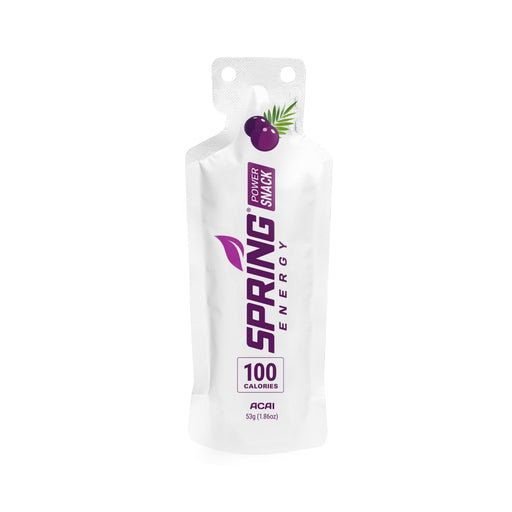 myspringenergy Acai Power Snack (Vegan) 100 Kcal - A Light Energy Gel For Daily Training Power Snack White Smoke 1 qty