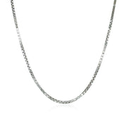 Bids.com 14k White Gold Classic Box Chain 1.1mm Necklaces White Smoke 16 / White Gold,18 / White Gold,20 / White Gold,22 / White Gold,24 / White Gold,30 / White Gold