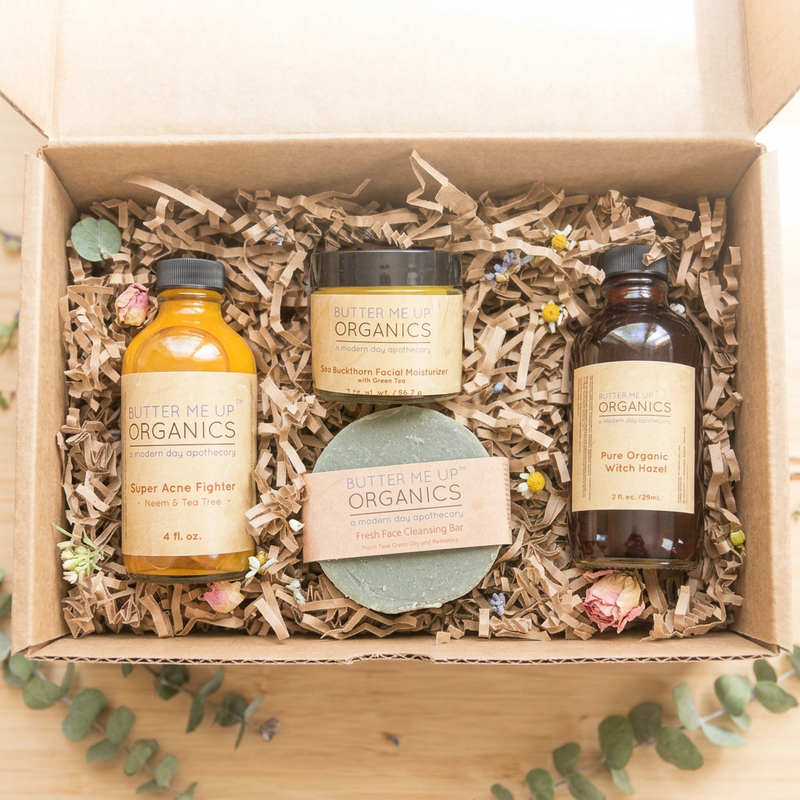 Butter Me Up Organics Acne Bundle Face Seashell