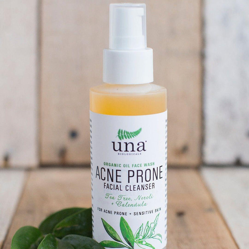 Una Biologicals® Acne Prone Face Cleanser | Face Care | Una Biologicals Skin Care Facial Cleanser Gray 2 oz travel