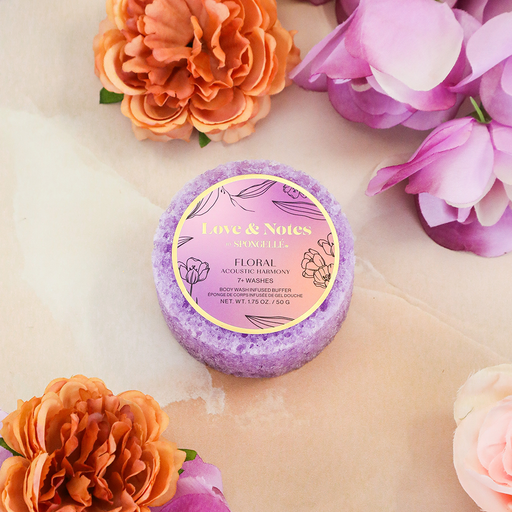 Spongellé Acoustic Harmony | Love & Notes Spongette Body Wash Infused Buffer Thistle