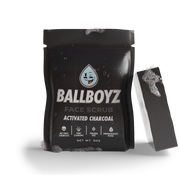 BALLBOYZ Activated Charcoal Face Scrub (Severe Acne) Black