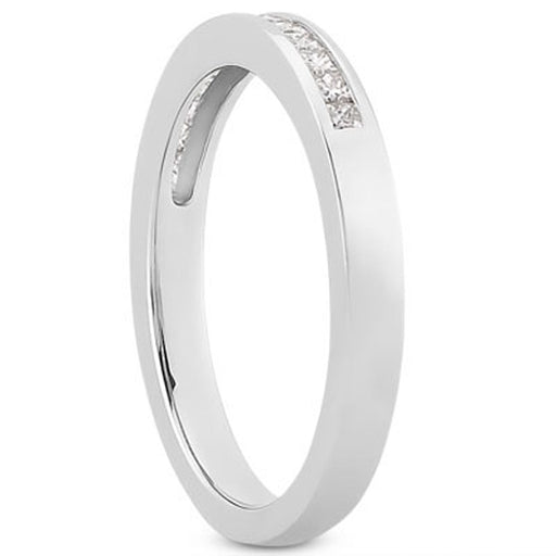 Bids.com 14k White Gold Channel Set Princess Diamond Wedding Ring Band Rings White Smoke 4 / White Gold,4.5 / White Gold,5 / White Gold,5.5 / White Gold,6 / White Gold,6.5 / White Gold,7 / White Gold,7.5 / White Gold,8 / White Gold,8.5 / White Gold,9 / White Gold