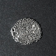 Bids.com 14k White Gold Diamond Cut Cable Link Chain 1.8mm Necklaces Dark Slate Gray 16 / White Gold,18 / White Gold,20 / White Gold,22 / White Gold,24 / White Gold,30 / White Gold
