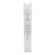 Bids.com Women's 18K White Gold Princess Cut Diamond Band Ring (1 Cttw, G-H Color, SI1-SI2 Clarity) - Size 6 Rings Light Gray 7.5 / White.Gold,7 / White.Gold,6.75 / White.Gold,6 / White.Gold