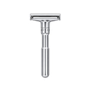 Shave Essentials Adjustable Double-Sided Safety Razor Razors & Razor Blades White Smoke SILVER