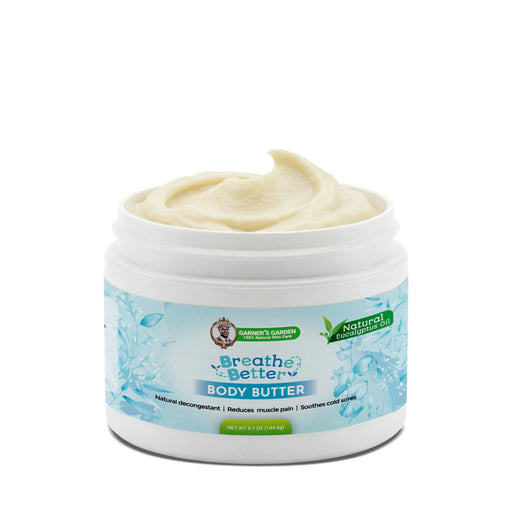 Garner's Garden Breathe Better Butter Body Butter White Smoke Breathe Better Butter 3oz,Breathe Better Butter 5oz,Breathe Better Butter 10oz
