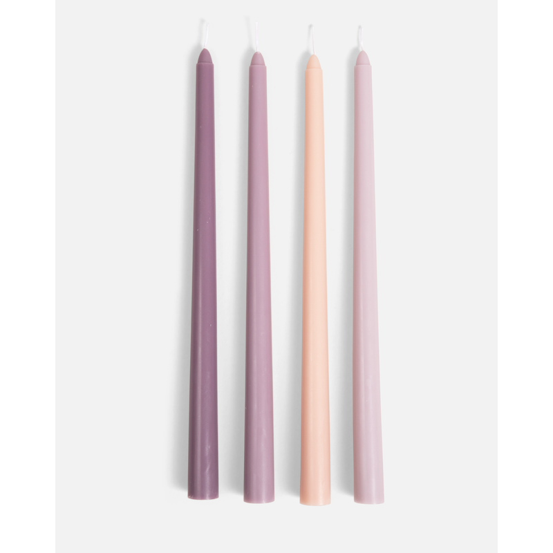 Be A Heart Muted Advent Candles Candles White Smoke