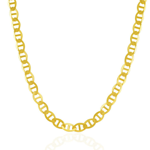 Bids.com 6.3mm 14k Yellow Gold Mariner Link Chain Necklaces White Smoke 20 / Yellow Gold,22 / Yellow Gold,24 / Yellow Gold,One / Yellow Gold