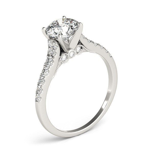Bids.com 14k White Gold Diamond Engagement Ring With Single Row Band (1 3/4 cttw) Rings White Smoke 3 / White Gold,3.5 / White Gold,4 / White Gold,4.5 / White Gold,5 / White Gold,5.5 / White Gold,6 / White Gold,6.5 / White Gold,7 / White Gold,7.5 / White Gold,8 / White Gold,8.5 / White Gold,9 / White Gold