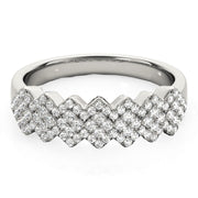 Bids.com Diamond Studded Wide Multi-Diagonal Pattern Ring in 14k White Gold (5/8 cttw) Rings White Smoke 3 / White Gold,3.5 / White Gold,4 / White Gold,4.5 / White Gold,5 / White Gold,5.5 / White Gold,6 / White Gold,6.5 / White Gold,7 / White Gold,7.5 / White Gold,8 / White Gold,8.5 / White Gold,9 / White Gold