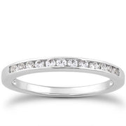 Bids.com 14k White Gold Channel Set Diamond Wedding Ring Band Set 1/3 Around Rings White Smoke 4 / White Gold,4.5 / White Gold,5 / White Gold,5.5 / White Gold,6 / White Gold,6.5 / White Gold,7 / White Gold,7.5 / White Gold,8 / White Gold,8.5 / White Gold,9 / White Gold