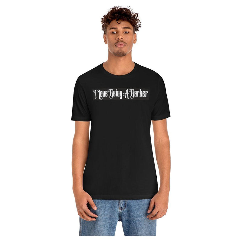officialilovebeingabarber Unisex Jersey Short Sleeve Tee T-Shirt Rosy Brown Black / S,Black / M,Black / L,Black / XL,Black / 2XL,Black / 3XL