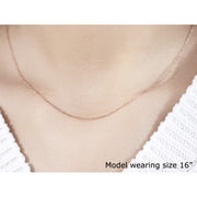 Bids.com 14k Rose Gold Diamond Cut Cable Link Chain 1.1mm Necklaces Light Gray 16 / Rose Gold,18 / Rose Gold,20 / Rose Gold