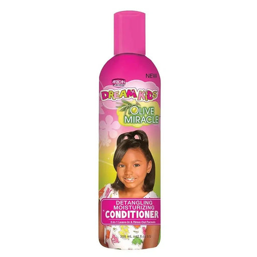 VIP Extensions African Pride Dream Kids Detangling Moisturizing Conditioner - 12 oz Conditioner White Smoke