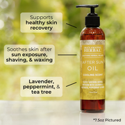 Ora's Amazing Herbal After Sun & Shave Oil Body Oil Light Gray 7.5 oz,2 oz