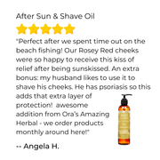 Ora's Amazing Herbal After Sun & Shave Oil Body Oil White Smoke 7.5 oz,2 oz