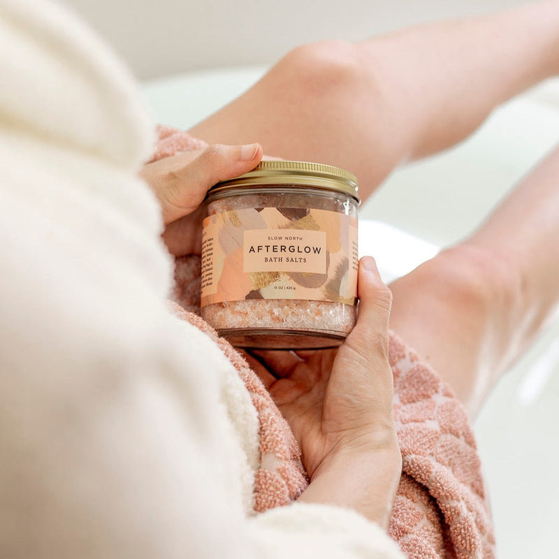 Slow North Afterglow Bath Salts - 15 oz Jar Body Care Lavender