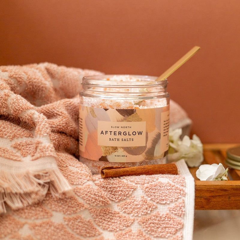Slow North Afterglow Bath Salts - 15 oz Jar Body Care Sienna