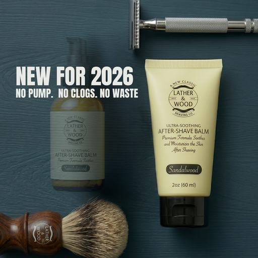 Lather & Wood Shaving Co After-Shave Balm - Sandalwood Men Grooming, Health Dark Slate Gray