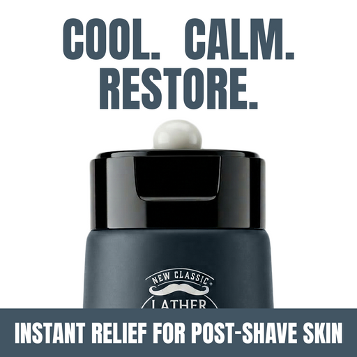 Lather & Wood Shaving Co After-Shave Balm - Barbershop Men Grooming, Health White Smoke