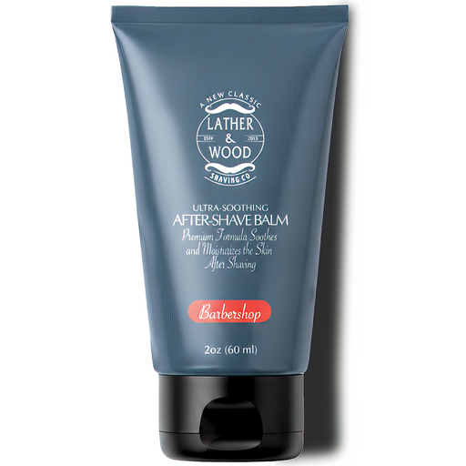 Lather & Wood Shaving Co After-Shave Balm - Barbershop Men Grooming, Health White Smoke
