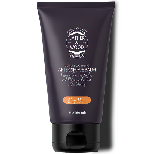 Lather & Wood Shaving Co After-Shave Balm - Bay Rum Men Grooming, Health Dark Slate Gray