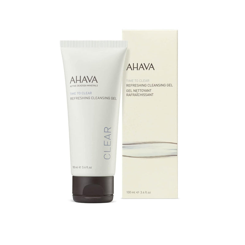VIP Extensions Ahava Cleanse Refreshing Cleansing Gel, Soapless, 3.4 fl oz Facial Cleanser Antique White