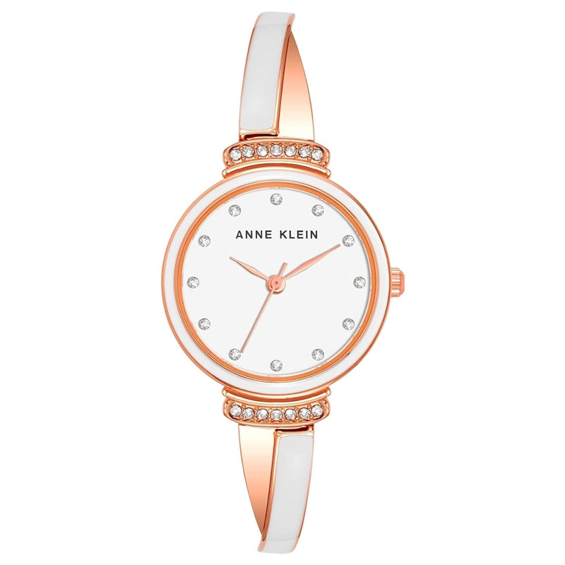 Bids.com Anne Klein Women's Crystal Watches White Smoke Default Title