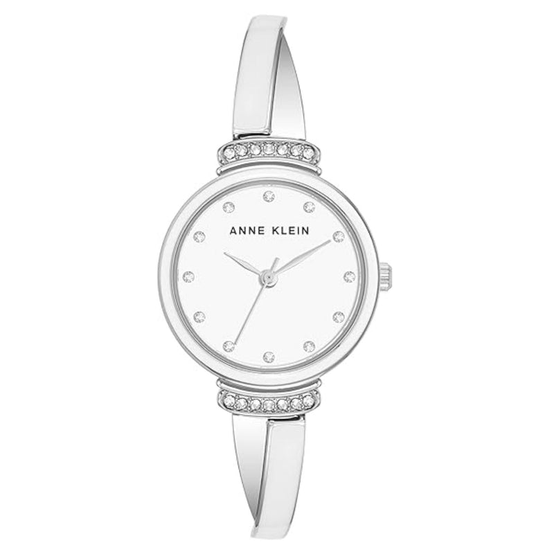 Bids.com Anne Klein Women's Crystal Watches White Smoke Default Title