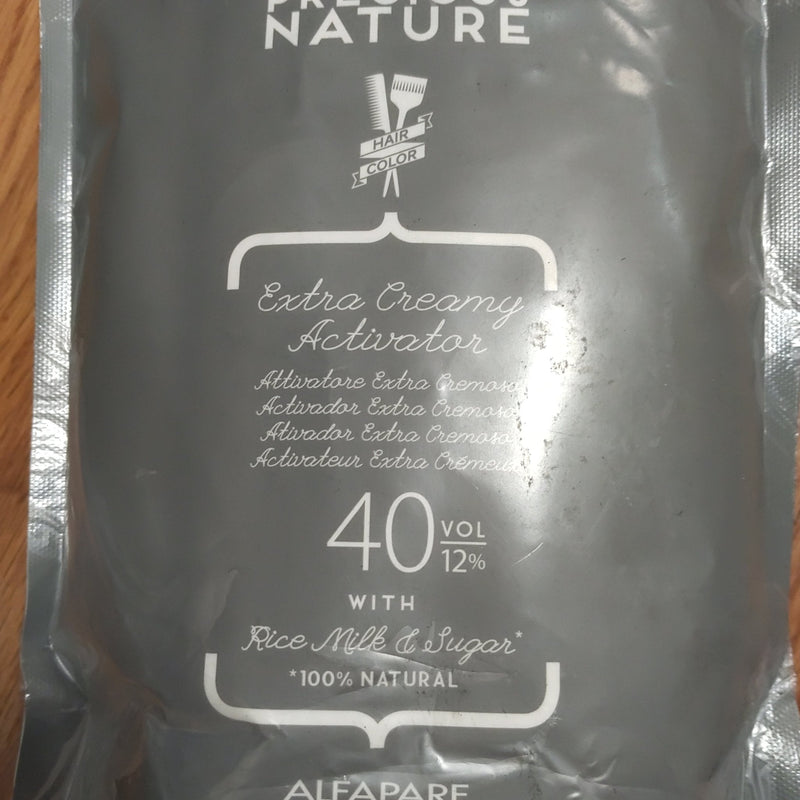 VIP Extensions Alfaparf Milano Precious Nature Activator 40 Vol (12%), 0.82 kg Hair Color Developer Dim Gray