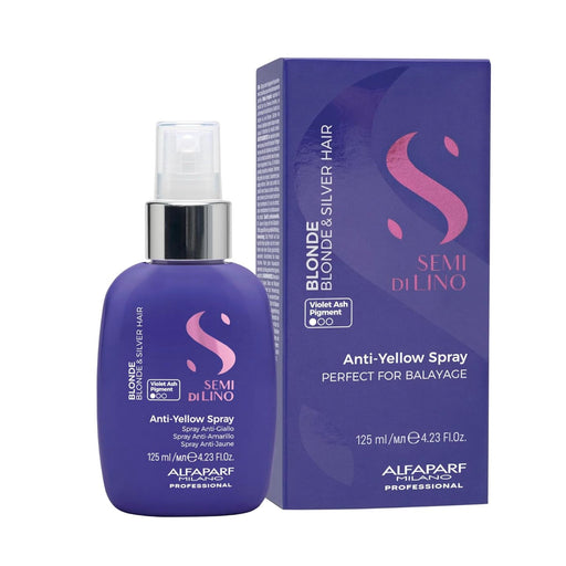 VIP Extensions Alfaparf Milano Semi Di Lino Blonde Anti-Yellow Spray, 125 ml Toning Spray Dark Slate Blue