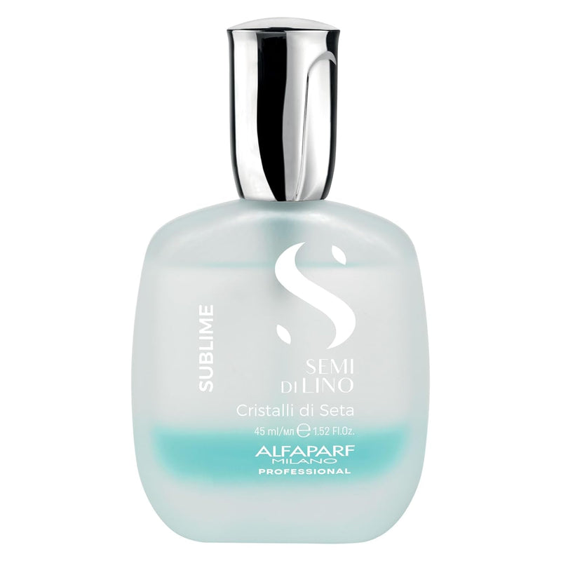 VIP Extensions Alfaparf Milano Semi Di Lino Sublime Cristalli Di Seta (1.52 oz / 45 ml) Hair Serum White Smoke