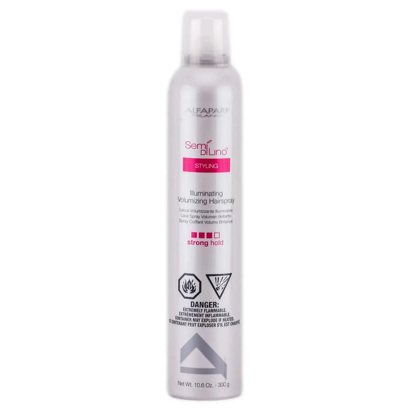 VIP Extensions Alfaparf Milano Semi Di Lino Extra Strong Hold Illuminating Hairspray, 10.6 oz Hairspray Light Gray