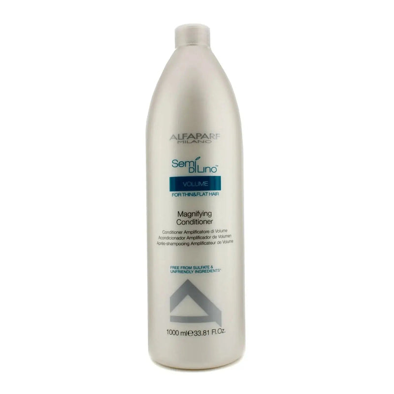 VIP Extensions Alfaparf Milano Semi Di Lino Volume Magnifying Conditioner, 33.8 oz Conditioner Light Gray