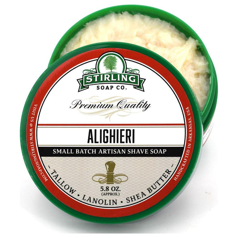 Stirling Soap Co Stirling Soap Co. Alighieri Shaving Collection Shaving Set Dark Slate Gray Shaving Soap 5.8oz