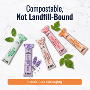 ZeroWasteStore.com All Natural Lip Balm White Smoke Lip Balm Set - Bundle of 5,Organic Trio,Vegan Duo,Organic Almond Vanilla,Organic Orange Vanilla,Organic Raspberry Mint,Vegan Peppermint,Vegan Lavender Lemon