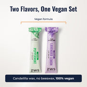 ZeroWasteStore.com All Natural Lip Balm White Smoke Lip Balm Set - Bundle of 5,Organic Trio,Vegan Duo,Organic Almond Vanilla,Organic Orange Vanilla,Organic Raspberry Mint,Vegan Peppermint,Vegan Lavender Lemon