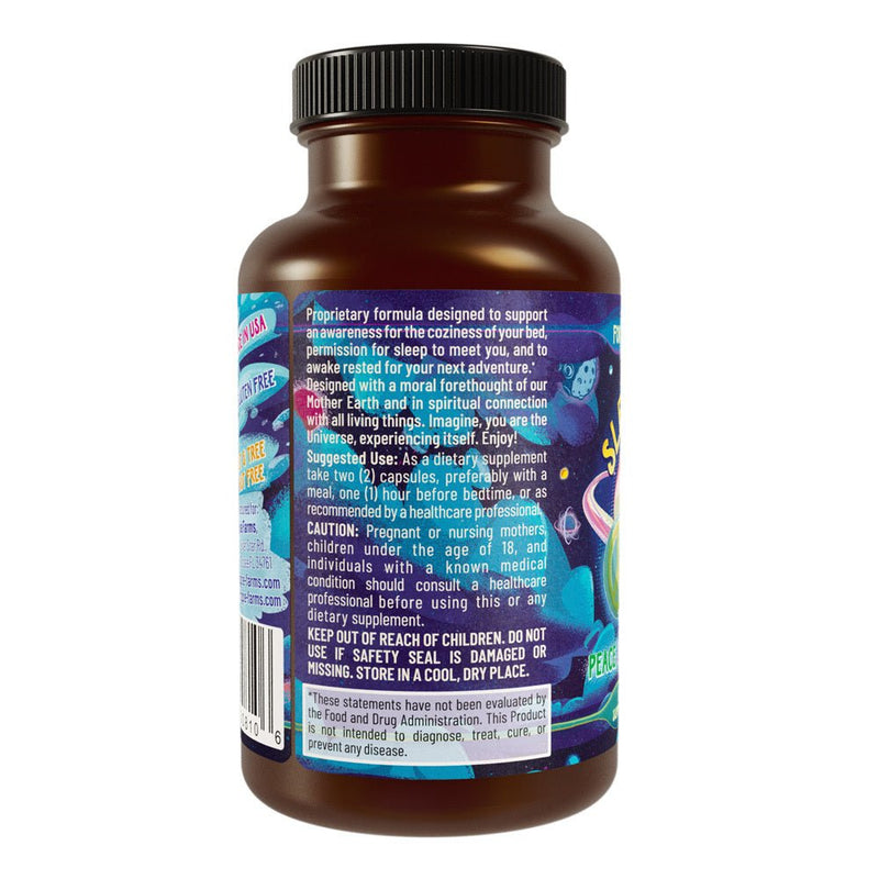Hippie Farms Premium Sleep Aid Formula - Peace, Love, and ZZZ's Blend Vitamins & Supplements White Smoke
