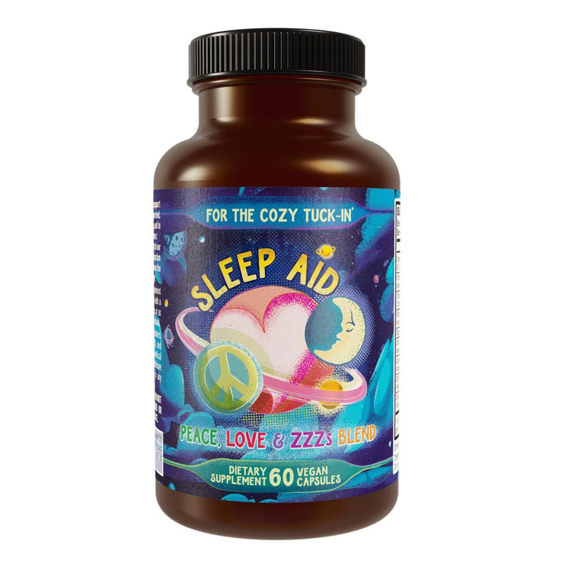 Hippie Farms Premium Sleep Aid Formula - Peace, Love, and ZZZ's Blend Vitamins & Supplements White Smoke