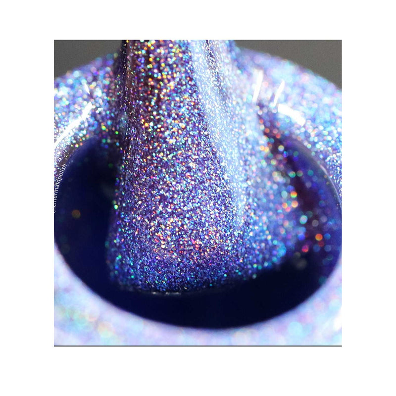 UberChic Beauty All Holo's Eve - Holographic Polish Regular Polish Dark Slate Gray