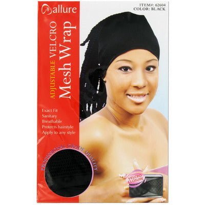 VIP Extensions Allure Velcro Mesh Wrap Black Hair Accessories Black